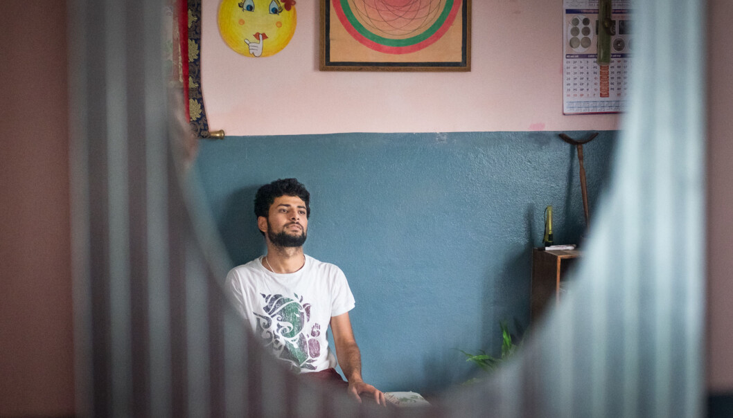 Onsdag skrev Khrono om Pranab Dhakal fra Pokhara i Nepal som har kommet inn på master i Hydropower development på NTNU til høsten, men han må skaffe over 100.000 kroner for å få studentvisum. Det er en helt enorm sum både for ham og for enhver vanlig nepaleser. Foto: Skjalg Bøhmer Vold Onsdag skrev Khrono om Pranab Dhakal fra Pokhara i Nepal som har kommet inn på master i Hydropower development på NTNU til høsten, men han må skaffe over 100.000 kroner for å få studentvisum. Det er en helt enorm sum både for ham og for enhver vanlig nepaleser. Foto: Skjalg Bøhmer Vold