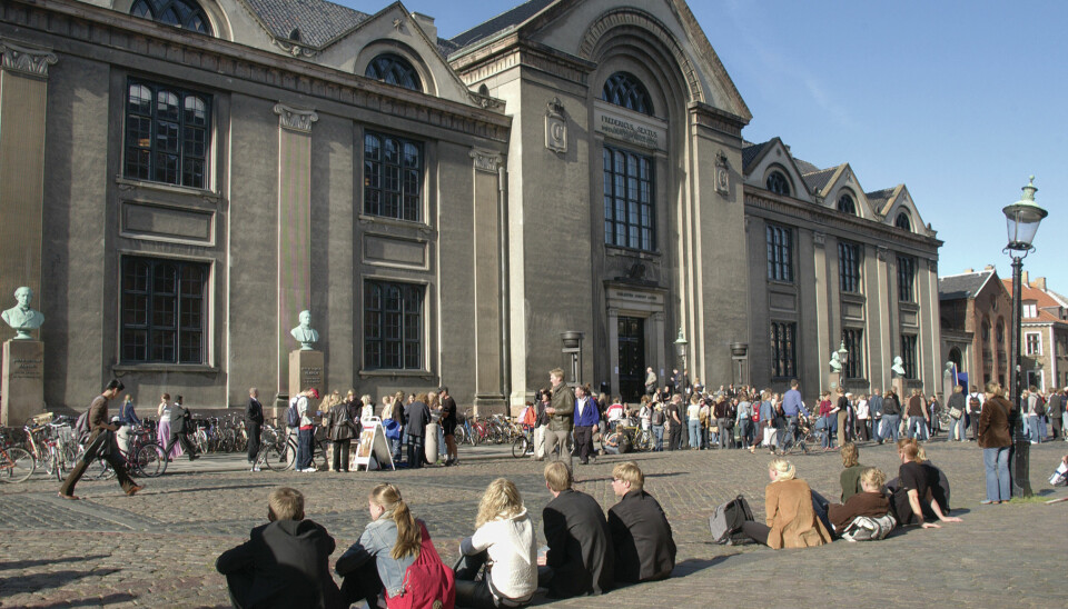 De siktede personene har blant annet søkt opptak ved Københavns universitet, Foto: Heine Pedersen/Københavns universitet