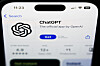 ChatGPT‑appen fra OpenAI på skjerm i Apple App Store på en smarttelefon.