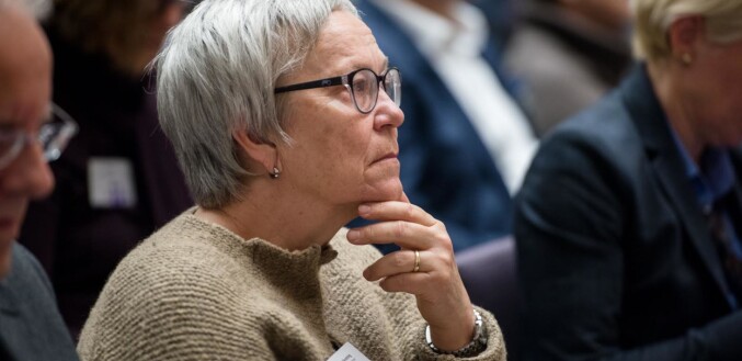— Jeg har vært tett på relasjoner av beundring med erotisk islett. Det er en god del av disse tingene rundt oss, sier rektor Kathrine Skretting. Foto: Skjalg Bøhmer Vold — Jeg har vært tett på relasjoner av beundring med erotisk islett. Det er en god del av disse tingene rundt oss, sier rektor Kathrine Skretting. Foto: Skjalg Bøhmer Vold