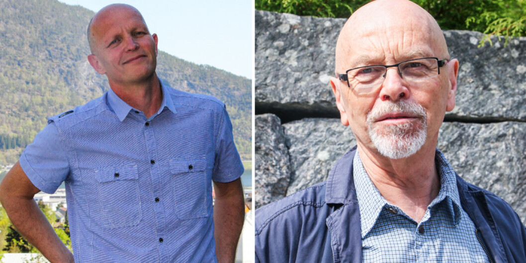 Oddbjørn Bukve (t.v) er initiativtakar til ei fråsegn til styret ved Høgskulen i Sogn og Fjordane som skal diskutera storfusjon på Vestlandet i dag. Gunnar Yttri er ein av fleire underskrivarar. Oddbjørn Bukve (t.v) er initiativtakar til ei fråsegn til styret ved Høgskulen i Sogn og Fjordane som skal diskutera storfusjon på Vestlandet i dag. Gunnar Yttri er ein av fleire underskrivarar.