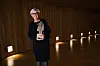 Historiker Hilde Henriksen Waage holder Fritt Ords Pris i Operaen i Oslo.
