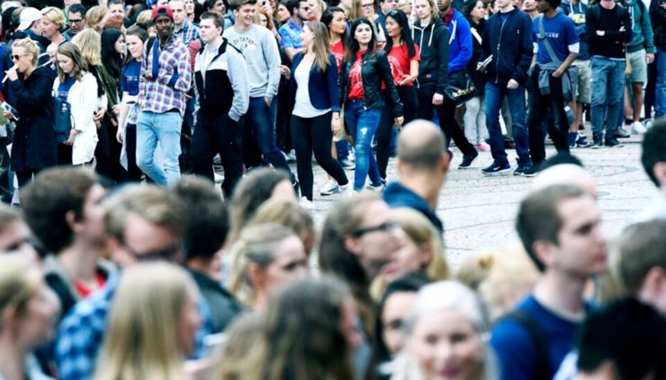Over 40 000 kommende studenter har søkt seg til Universitetet i Oslo i 2016.Foto: Ola Sæther