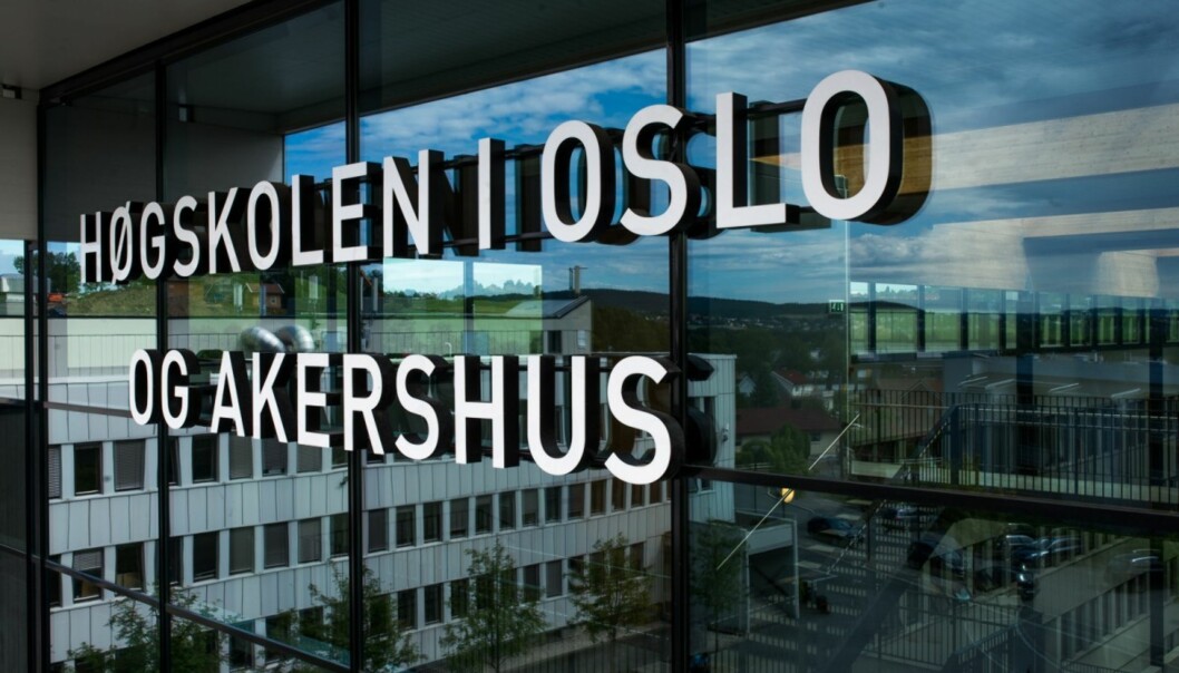 Høgskolen i Oslo og Akershus skal ha nytt navn når den en dag blir universitet. Foto: Skjalg Bøhmer Vold