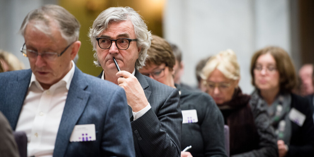 Petter Aaslestad i Forskerforbundet leder forhandlingene med staten på vegne av Unio, nå forbereder han medlemmene på mulig streik mot slutten av måneden. Foto: Skjalg Bøhmer Vold Petter Aaslestad i Forskerforbundet leder forhandlingene med staten på vegne av Unio, nå forbereder han medlemmene på mulig streik mot slutten av måneden. Foto: Skjalg Bøhmer Vold