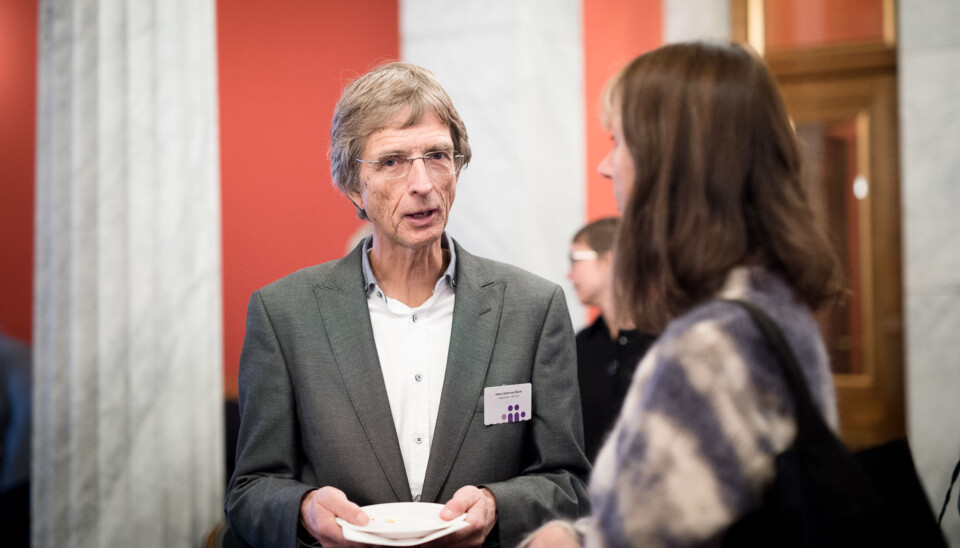 Hans Blom er rektor ved Høgskolen i Østfold. Foto: Skjalg Bøhmer Vold