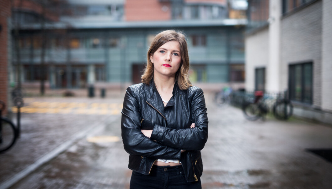 Sunniva Myrene Braaten stiller som ny leder av arbeidsutvalget i Studentparlamentet på HiOA. Foto: Skjalg Bøhmer Vold Sunniva Myrene Braaten stiller som ny leder av arbeidsutvalget i Studentparlamentet på HiOA. Foto: Skjalg Bøhmer Vold