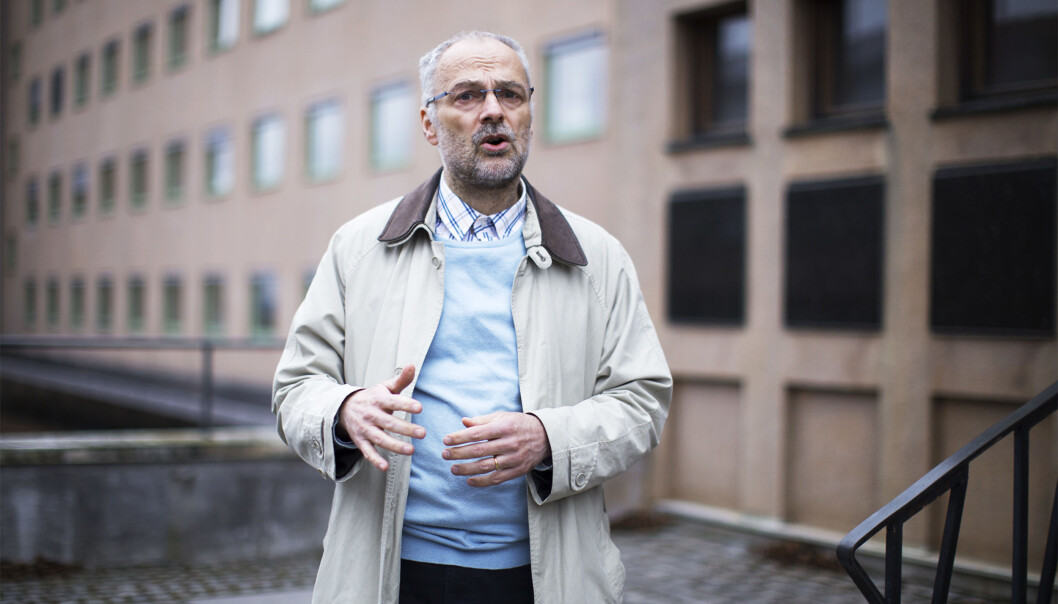 — Forelesere får ikke tilbakemeldinger fra studentene og tror de er bedre undervisere enn de faktisk er, mener psykologiprofessor Rolf Reber ved UiO. Foto: Øyvind Aukrust — Forelesere får ikke tilbakemeldinger fra studentene og tror de er bedre undervisere enn de faktisk er, mener psykologiprofessor Rolf Reber ved UiO. Foto: Øyvind Aukrust