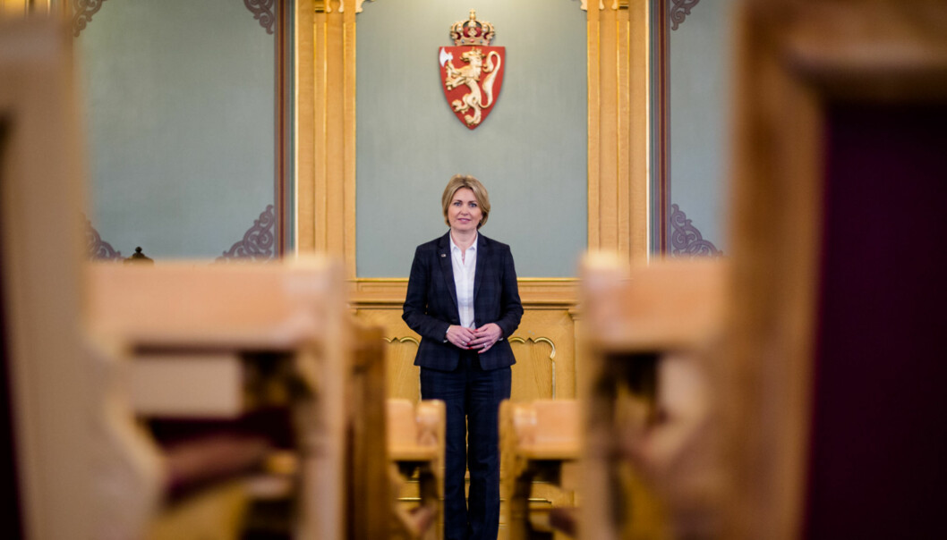 Kristin Vinje, høyrepolitiker og stortingsrepresentant i kirke-, utdannings- og forskningskomiteen på Stortinget. Foto: Henriette Dæhli