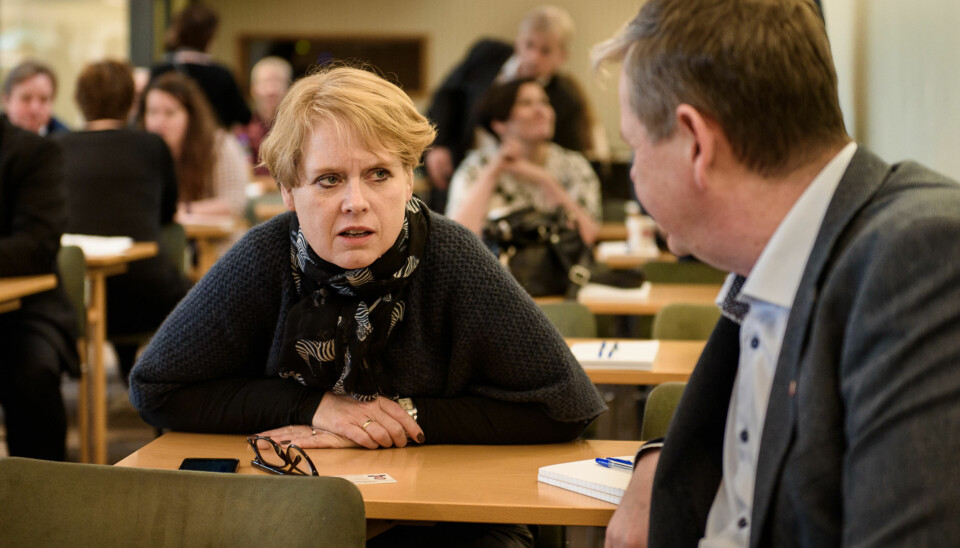 Marianne Aasen er saksordfører på behandlingen av ny lov som sier at det nromale skal være ansatt rektor på universiteter og høgskoler. Foto: John Trygve Tollefsen