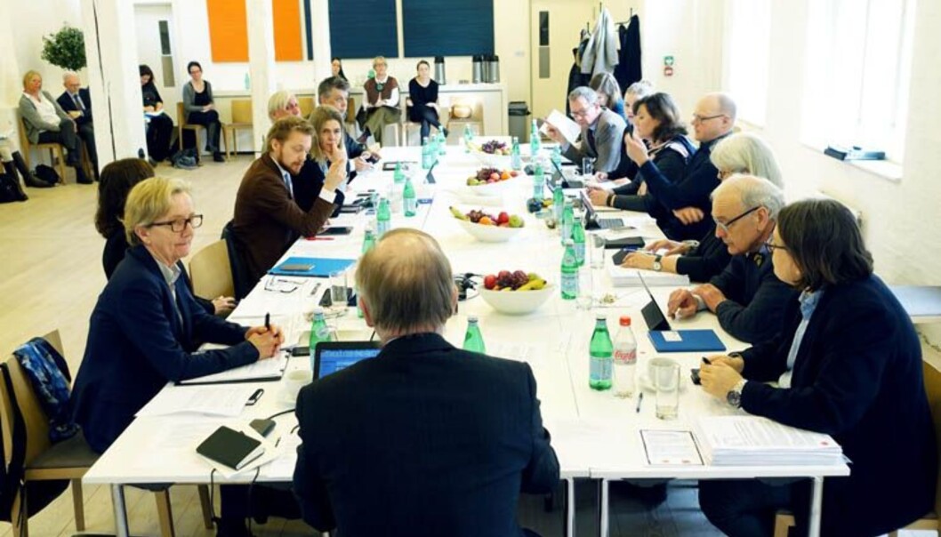 Styret ved Universitetet i Oslo diskuterte Underdal-utvalgets rapport i dag, som blant annet tar for seg valgt eller ansatt rektor. Foto. Ola Sæther Styret ved Universitetet i Oslo diskuterte Underdal-utvalgets rapport i dag, som blant annet tar for seg valgt eller ansatt rektor. Foto. Ola Sæther