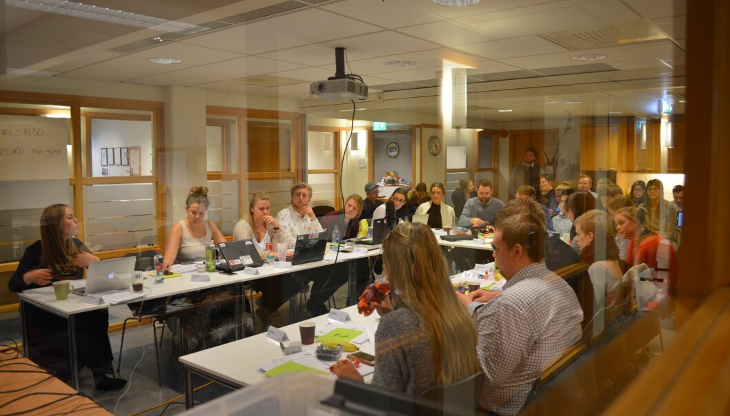 Sentralstyret i NSO skal innstille saker til landsmøtet 21.-24. april. Foto: Øystein Fimland