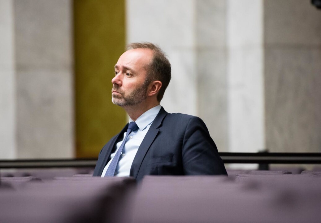 Trond Giske, daværende leder i Kirke- utdannings- og forskningskomiteen, avbildet på Kunnskapsdepartementets kontaktkonferanse 2015. Foto: Skjalg Bøhmer Vold Trond Giske, daværende leder i Kirke- utdannings- og forskningskomiteen, avbildet på Kunnskapsdepartementets kontaktkonferanse 2015. Foto: Skjalg Bøhmer Vold