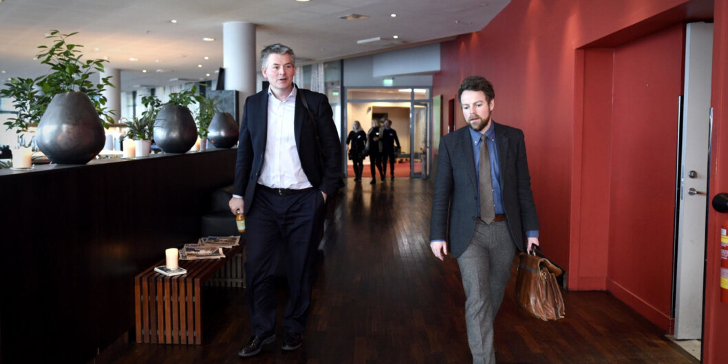 Statssekretær Bjørn Haugstad (t.v.) og statsråd Torbjørn Røe Isaksen deltok i dag på en større konferanse om framtidens lærerutdanning. Samtidig kom pressemeldingen om fordeling av rekrutteringsstillinger til de samme utdanningene. Statssekretær Bjørn Haugstad (t.v.) og statsråd Torbjørn Røe Isaksen deltok i dag på en større konferanse om framtidens lærerutdanning. Samtidig kom pressemeldingen om fordeling av rekrutteringsstillinger til de samme utdanningene.