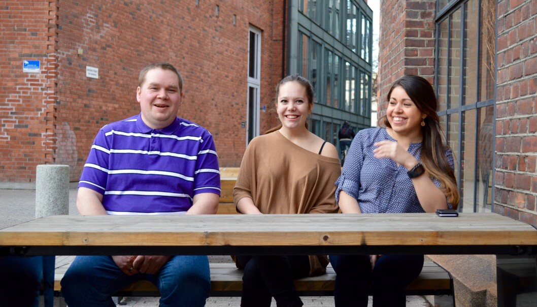 Bjørn Dinesen (HiN), Aurora Meland (UiT) og Denise Andrea Sobarzo (HiH) møttes i Oslo for å diskutere fusjonen av studentdemokratiene de er ledere for. Bjørn Dinesen (HiN), Aurora Meland (UiT) og Denise Andrea Sobarzo (HiH) møttes i Oslo for å diskutere fusjonen av studentdemokratiene de er ledere for.