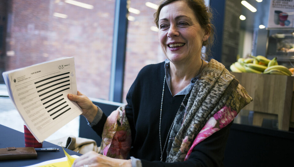 Instituttleder Unni Hembre er ny sjef for sykepleieutdanningene ved Høgskolen i Oslo og Akershus. Hun ser Studiebarometeret som et viktig verktøy for å se hva hun må ta tak i i den nye jobbem. Foto: Øyvind Aukrust