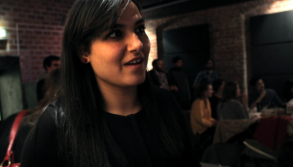 Hasina Shirzad hopes to get a master’s degree in journalism. Foto: Maja Lindseth