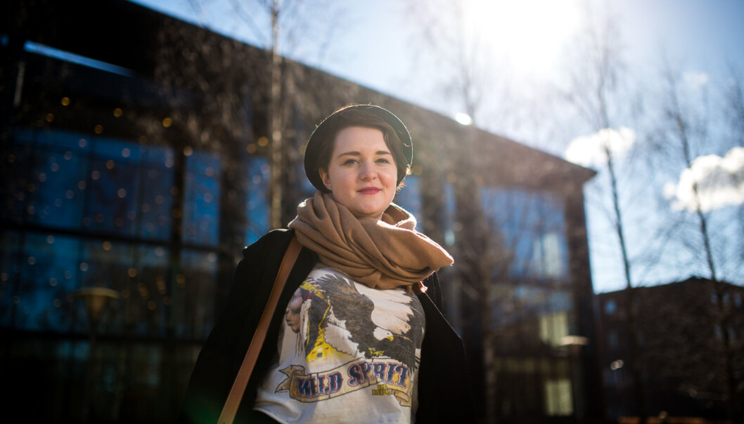 Student på Universitet i Oslo, Ingvild Stensrud, har dysleksi og har søkt og fått ekstrastipend på drøyt 3400 kroner i måneden fra Lånekassen. Foto: Skjalg Bøhmer Vold Student på Universitet i Oslo, Ingvild Stensrud, har dysleksi og har søkt og fått ekstrastipend på drøyt 3400 kroner i måneden fra Lånekassen. Foto: Skjalg Bøhmer Vold