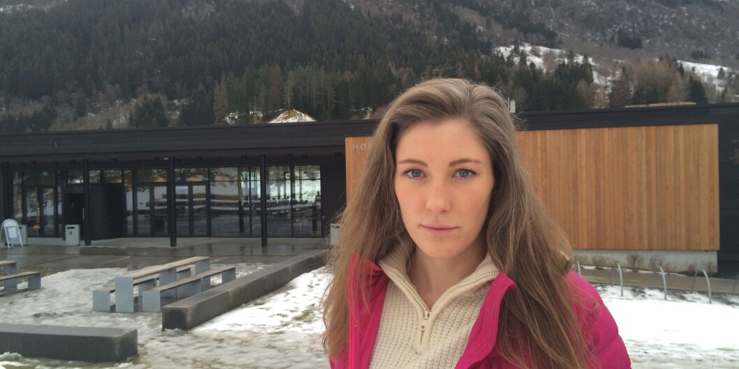 Studentleder Ingrid Moe Albrigtsen og studentene på Høgskulen i Sogn og Fjordane ønsker ikke å gå inn i fusjonsforhandlinger. Foto: Mats Jahn Studentleder Ingrid Moe Albrigtsen og studentene på Høgskulen i Sogn og Fjordane ønsker ikke å gå inn i fusjonsforhandlinger. Foto: Mats Jahn