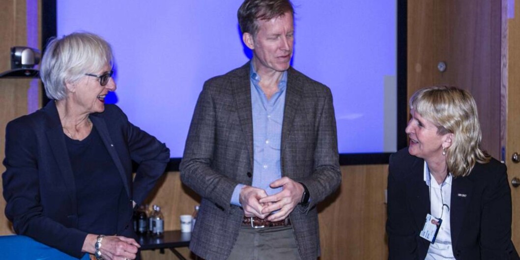 (Prorektor Kari Melby og organisasjonsdirektør Ida Munkeby (til høyre) deltok på møtet med Kif-komiteen. Foto: Sølvi W. Normannsen) (Prorektor Kari Melby og organisasjonsdirektør Ida Munkeby (til høyre) deltok på møtet med Kif-komiteen. Foto: Sølvi W. Normannsen)