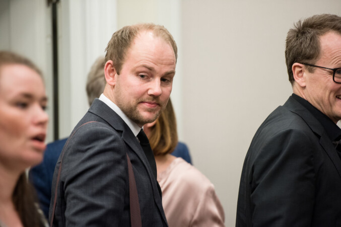 Daværende NSO-leder Anders Kvernmo Langset på høring i Kirke- utdannings- og forskningskomiteen på Stortinget. Foto: Skjalg Bøhmer Vold Daværende NSO-leder Anders Kvernmo Langset på høring i Kirke- utdannings- og forskningskomiteen på Stortinget. Foto: Skjalg Bøhmer Vold