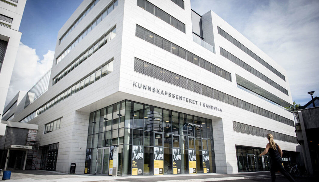 Kunskapssenteret i Sandvika Foto: Cicilie S. Andersen Kunskapssenteret i Sandvika Foto: Cicilie S. Andersen