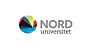 Logoen til Nord universitet med fargerik sirkel og grå tekst på hvit bakgrunn.