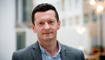Terje Mørland i NOKUTs nyte lokaler på Lysaker. Terje Mørland i NOKUTs nyte lokaler på Lysaker.
