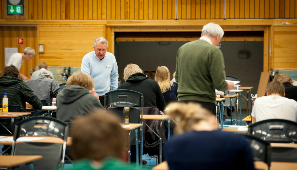 HiOA får påpakk av Språkrådet for manglande tilbod på nynorsk eksamenssett. Foto: Skjalg Bøhmer Vold