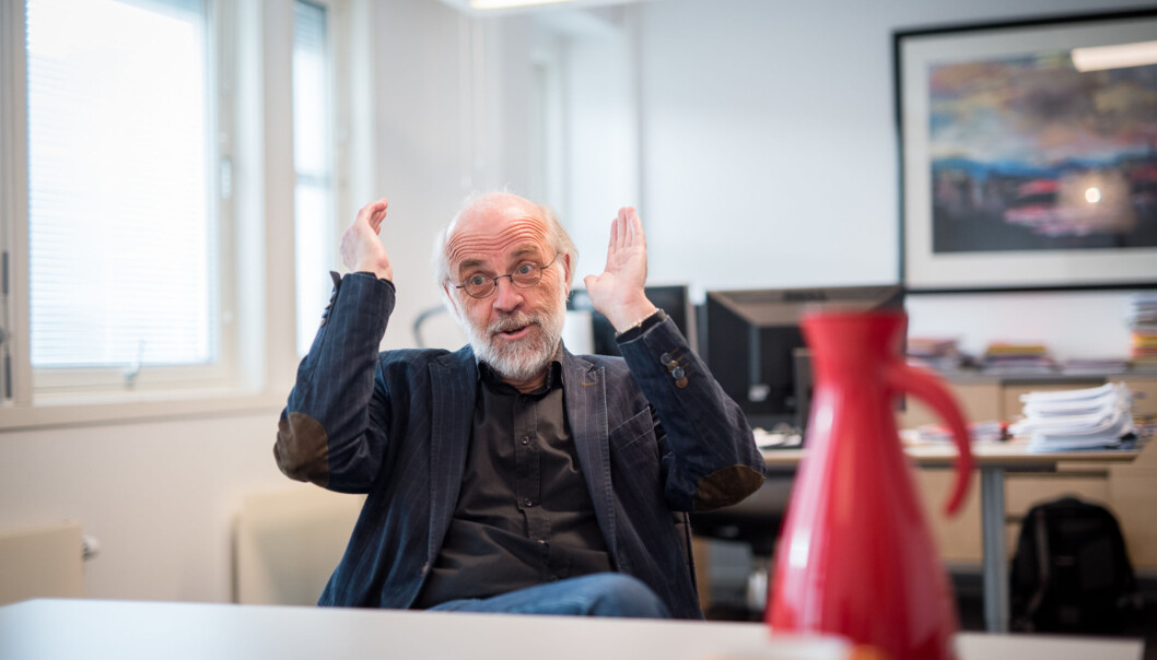Rektor på Universitetet i Sørøst-Norge, Petter Aasen, på campus Bakkenteigen. Foto: Skjalg Bøhmer Vold Rektor på Universitetet i Sørøst-Norge, Petter Aasen, på campus Bakkenteigen. Foto: Skjalg Bøhmer Vold
