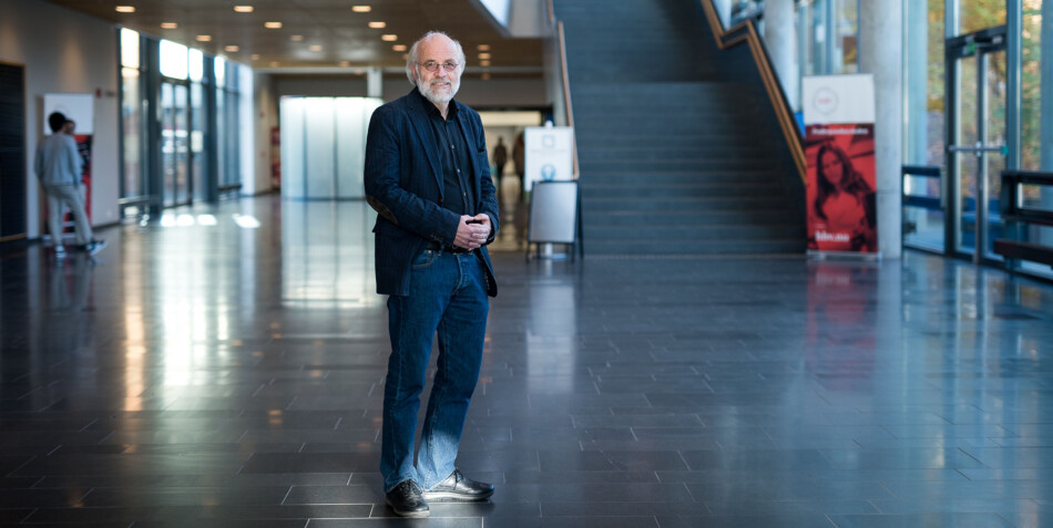 Rektor ved Universitetet i Sørøst-Norge, Petter Aasen, på Campus Bakkenteigen i Vestfold. Foto: Skjalg Bøhmer Vold Rektor ved Universitetet i Sørøst-Norge, Petter Aasen, på Campus Bakkenteigen i Vestfold. Foto: Skjalg Bøhmer Vold