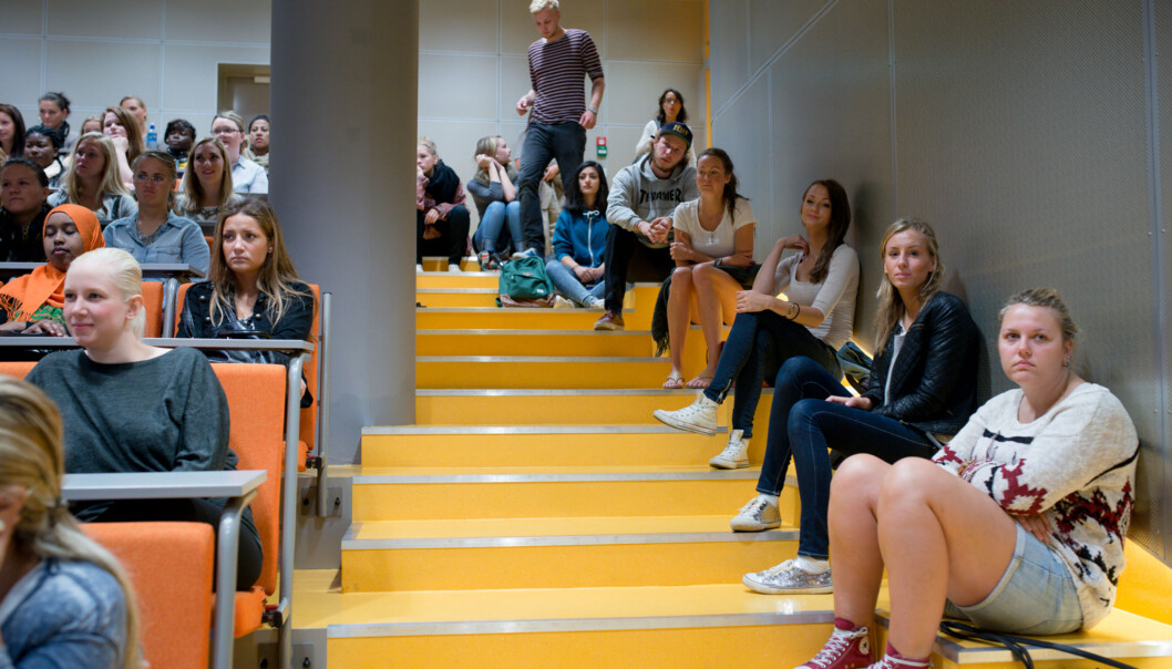 Er det bare førsteamanuenser og professorer som skal profittere på god kvalitet på undervisningen? Foto: Skjalg Bøhmer Vold Er det bare førsteamanuenser og professorer som skal profittere på god kvalitet på undervisningen? Foto: Skjalg Bøhmer Vold