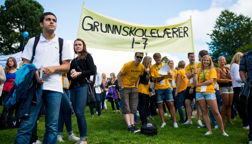 Lærerutdanningene gjør det dårligere enn mange andre utdanninger, og det er stor spredning mellom de ulike studieprogrammene. Foto: Skjalg Bøhmer Vold Lærerutdanningene gjør det dårligere enn mange andre utdanninger, og det er stor spredning mellom de ulike studieprogrammene. Foto: Skjalg Bøhmer Vold