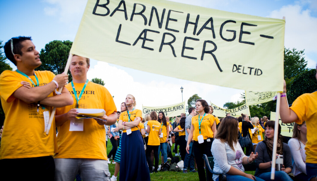 Det har vært viktig og riktig at de nye grunnskolelærerutdanningene på masternivå har vært en hovedprioritet, men barn og unge trenger ulike lærere, og derfor må alle lærerutdanninger ha høy kvalitet. Her ligger det et potensiale, mener Pedagogstudentenes leder. Foto: Skjalg Bøhmer Vold Det har vært viktig og riktig at de nye grunnskolelærerutdanningene på masternivå har vært en hovedprioritet, men barn og unge trenger ulike lærere, og derfor må alle lærerutdanninger ha høy kvalitet. Her ligger det et potensiale, mener Pedagogstudentenes leder. Foto: Skjalg Bøhmer Vold