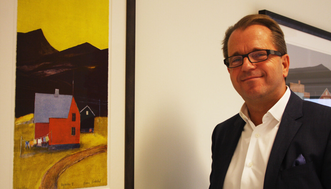 Bjørn Olsen blir rektor for nysfusjonerte Nord universitet fra 1.januar 2016. Foto: Per Jarl Elle/UiN Bjørn Olsen blir rektor for nysfusjonerte Nord universitet fra 1.januar 2016. Foto: Per Jarl Elle/UiN