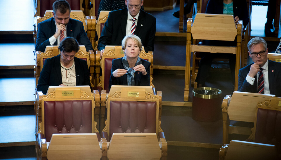 Marianne Aasen fronter Arbeiderpartiets forslag om økt satsing på utdanning. Foto: Skjalg Bøhmer Vold