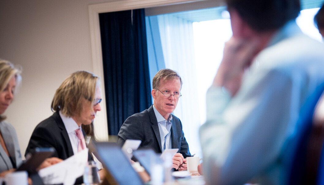 Rektoratet med Curt Rice i spissen satser hardt mot å få HiOA fram til å bli universitet. Foto: Skjalg Bøhmer Vold Rektoratet med Curt Rice i spissen satser hardt mot å få HiOA fram til å bli universitet. Foto: Skjalg Bøhmer Vold