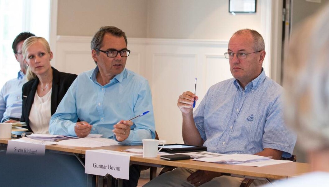 Det vil ikke bli verre enn i dag, men status quo,hvis IT-samkjøring f.eks ikke lykkes, mener NTNU-rektor Gunnar Bovim som deler uroen til styremedlemmene over risiki ved fusjon. Foto: Kristoffer Furberg, UA Det vil ikke bli verre enn i dag, men status quo,hvis IT-samkjøring f.eks ikke lykkes, mener NTNU-rektor Gunnar Bovim som deler uroen til styremedlemmene over risiki ved fusjon. Foto: Kristoffer Furberg, UA