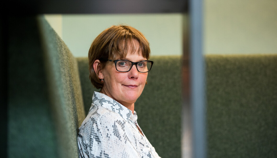 Medieprofessor Trine Syvertsen ved Universitetet i Oslo har ledet arbeidsgruppen som har utredet tettere samarbeid mellom Kunsthøgskolen i Oslo, Norges musikkhøgskole og Arkitekthøgskolen i Oslo. Foto: Skjalg Bøhmer Vold Medieprofessor Trine Syvertsen ved Universitetet i Oslo har ledet arbeidsgruppen som har utredet tettere samarbeid mellom Kunsthøgskolen i Oslo, Norges musikkhøgskole og Arkitekthøgskolen i Oslo. Foto: Skjalg Bøhmer Vold