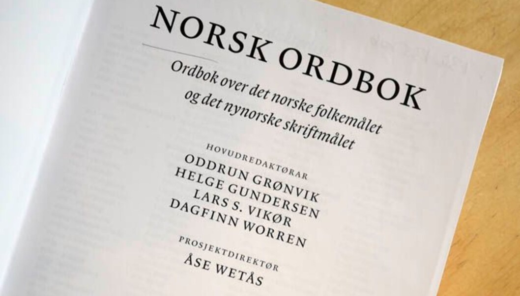 Norsk ordbok er eit stort verk - på nynorsk. Men korleis går det med nynorskbruken i samfunnet? Norsk ordbok er eit stort verk - på nynorsk. Men korleis går det med nynorskbruken i samfunnet?