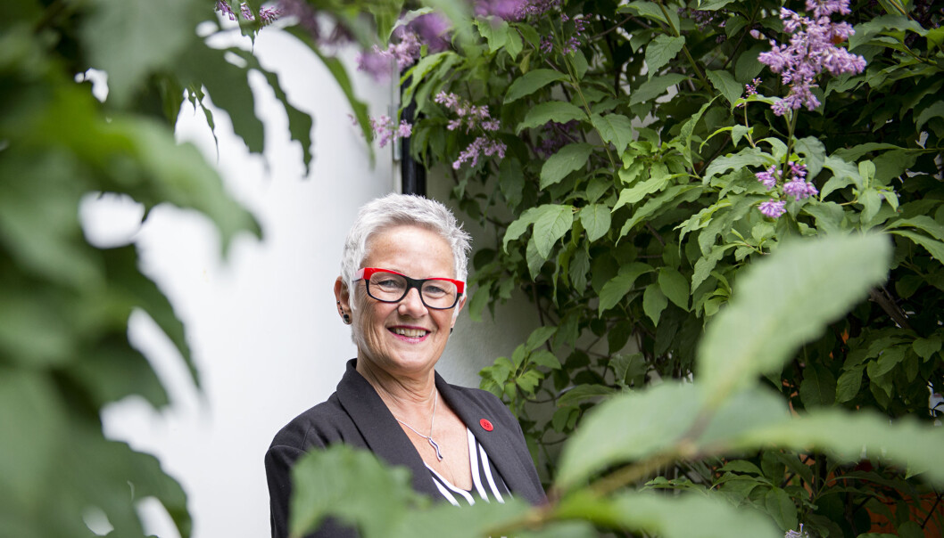 Olgunn Ransedokken gir seg på topp, som fungerende rektor på Høgskolen i Oslo og Akershus i sommer. Foto: Cicilie S. Andersen Olgunn Ransedokken gir seg på topp, som fungerende rektor på Høgskolen i Oslo og Akershus i sommer. Foto: Cicilie S. Andersen