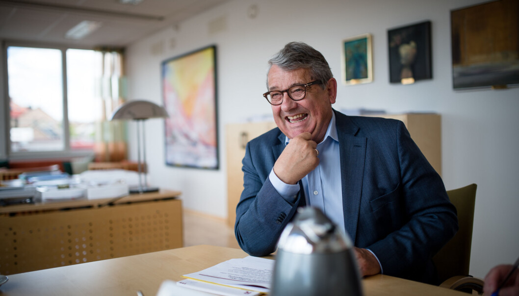 Riksrevisor Per Kristian Foss ble overrasket over at det ikke hadde blitt så mye bedre i høyere utdanning over så lang tid. Foto: Skjalg Bøhmer Vold Riksrevisor Per Kristian Foss ble overrasket over at det ikke hadde blitt så mye bedre i høyere utdanning over så lang tid. Foto: Skjalg Bøhmer Vold