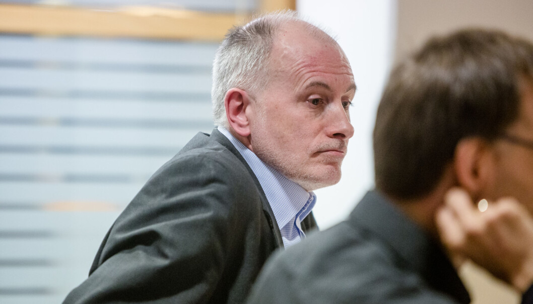 Dag Flater Hwang. Behandling av rektorspørsmålet under styremøte ved fakultetet for samfunnsfag, 13. november 2014 . Foto: Eskil Wie / Khrono Foto: Eskil Wie Dag Flater Hwang. Behandling av rektorspørsmålet under styremøte ved fakultetet for samfunnsfag, 13. november 2014 . Foto: Eskil Wie / Khrono Foto: Eskil Wie