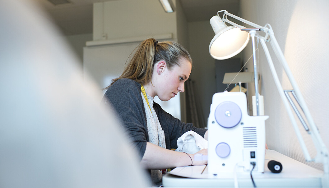 Anette Røren Gulbrandsen fikk tilbud om jobb i Norrøna før hun var ferdig utdannet. Foto: Cicilie S. Andersen Anette Røren Gulbrandsen fikk tilbud om jobb i Norrøna før hun var ferdig utdannet. Foto: Cicilie S. Andersen