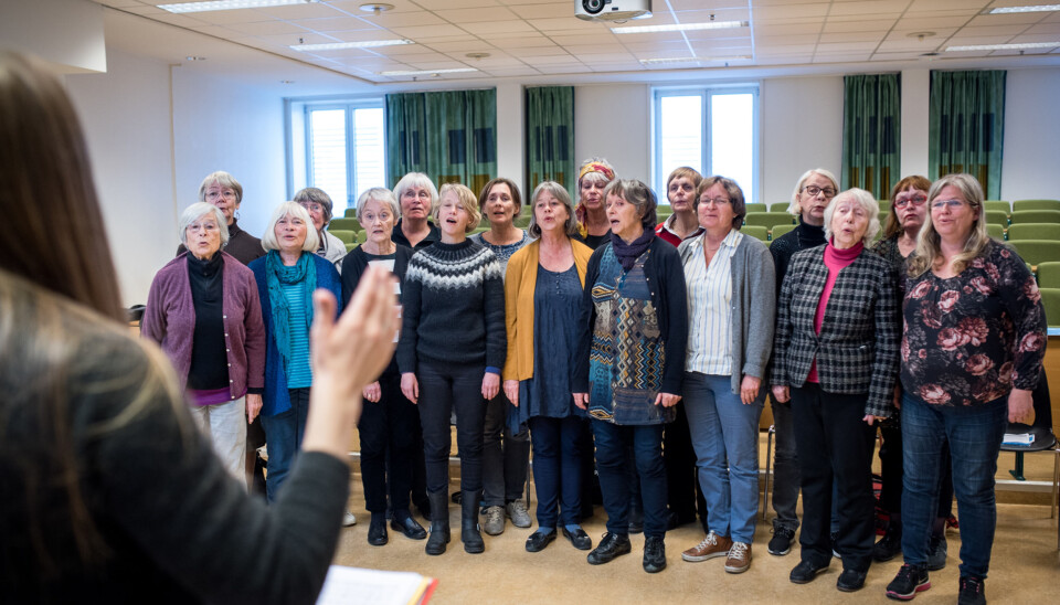 Bislettbekken kor Foto: Skjalg Bøhmer Vold