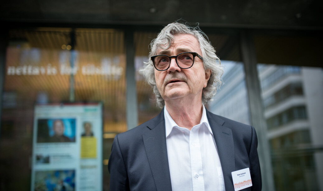 Leder i Forskerforbundet Petter Aaslestad vil at regjeringen skal skrote arealnormen på 23 kvadratmeter per ansatt. Foto: Skjalg Bøhmer Vold Leder i Forskerforbundet Petter Aaslestad vil at regjeringen skal skrote arealnormen på 23 kvadratmeter per ansatt. Foto: Skjalg Bøhmer Vold
