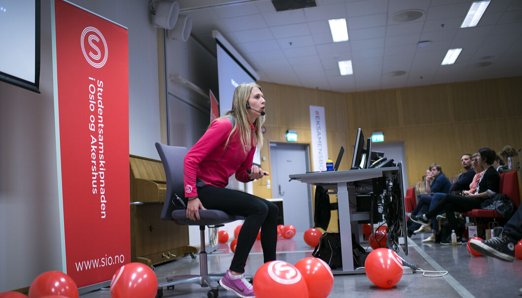 Studentene får gode eksamenstips av samskipnadens eksperter. Foto: Cicilie S. Andersen Studentene får gode eksamenstips av samskipnadens eksperter. Foto: Cicilie S. Andersen