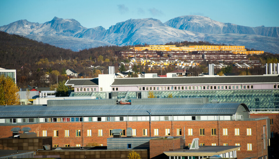Campus på Universitetet i Tromsø Foto: Skjalg Bøhmer Vold