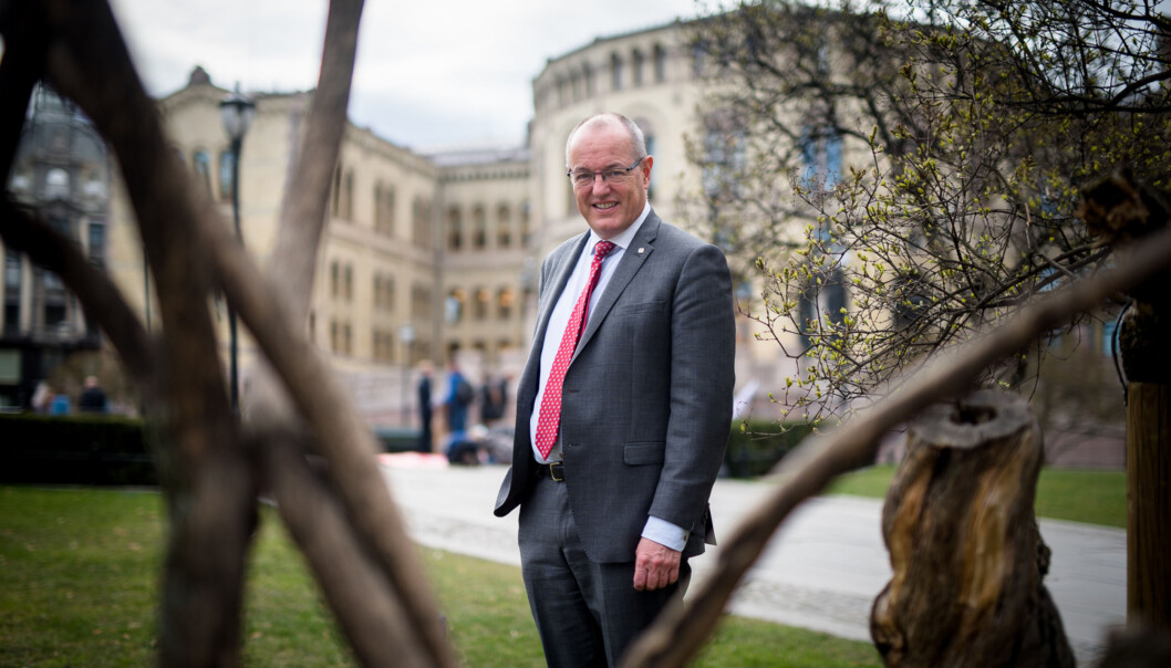 Rektor på NTNU, Gunnar Bovim, mener styrevervet hos Oslo Universitetssykehus vil gi NTNU en tydeligere stemme i Oslo. Foto: Skjalg Bøhmer Vold Rektor på NTNU, Gunnar Bovim, mener styrevervet hos Oslo Universitetssykehus vil gi NTNU en tydeligere stemme i Oslo. Foto: Skjalg Bøhmer Vold