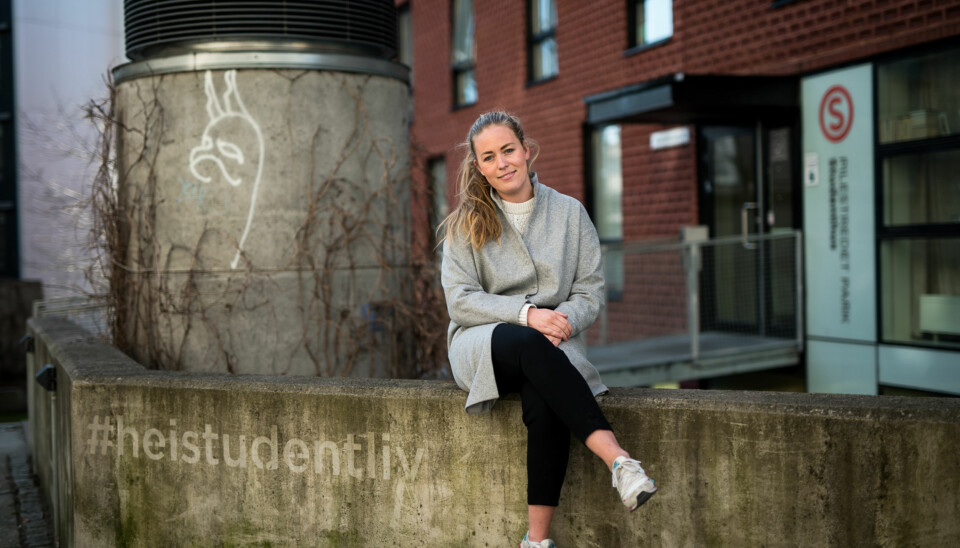 Therese Eia Lerøen fra HiOA stiller til valg som leder av Norsk studentorganisasjon. Foto: Skjalg Bøhmer Vold